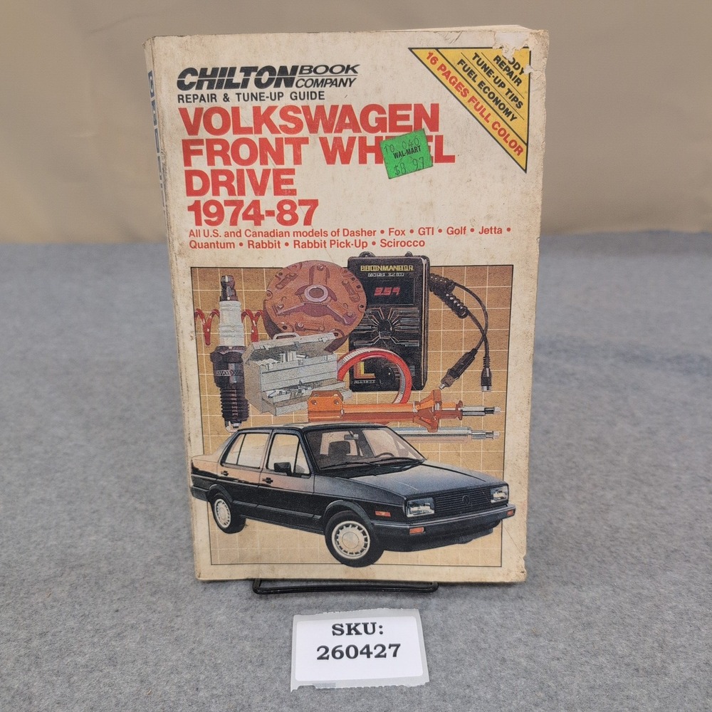 Chilton Volkswagen Front Wheel Drive 1974-87 Repair Guide Rabbit Golf Jetta GTI - Picture 1 of 1